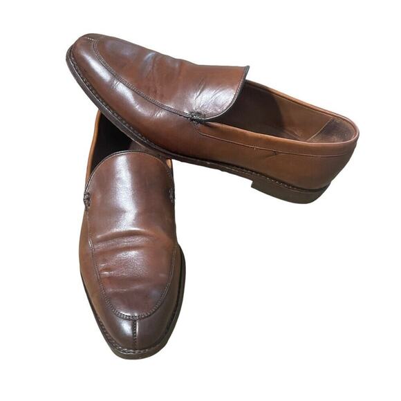 Allen Edmonds Steen Split Toe Loafer Dress Shoe USA Dark Chili Brown Size 13 Men main image 6